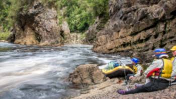 Rafters at Rock Island Bend