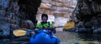 Packrafting through Alum Cliffs Gorge