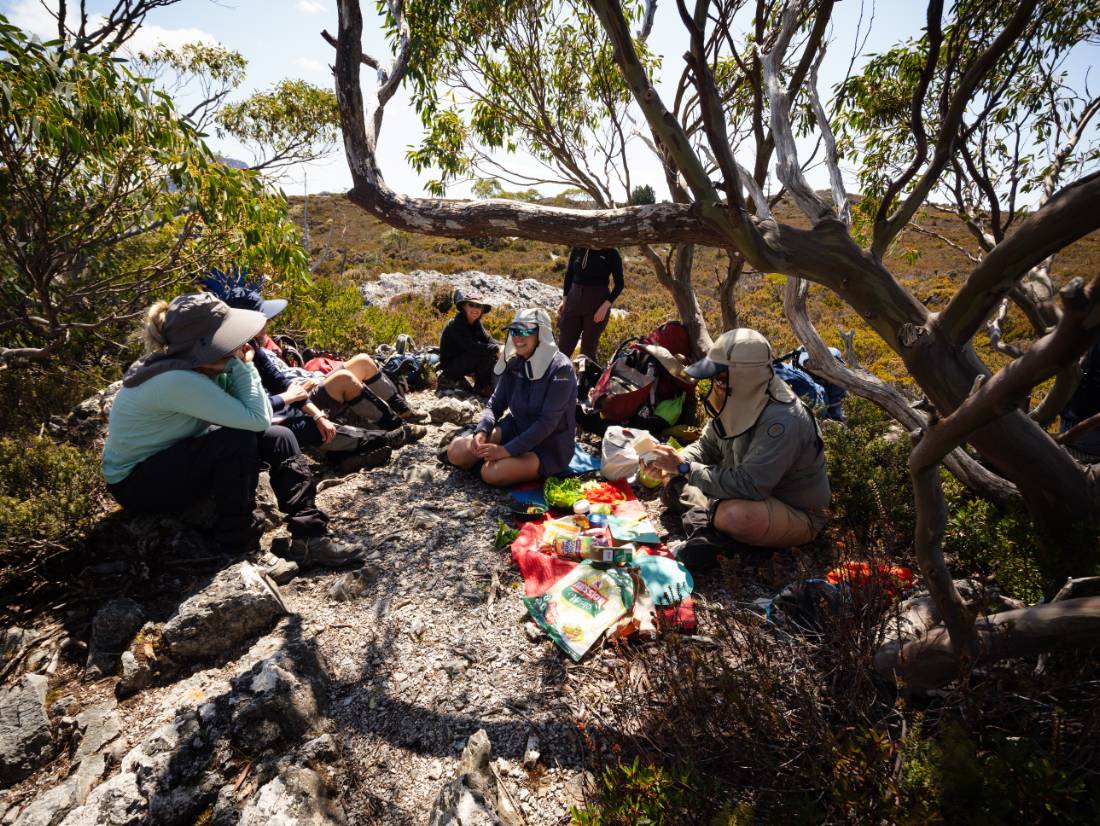 Picnic lunch on the Overland Track |  Matt Horspool