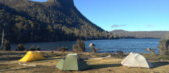 Camp at Lake Myrtle in the Walls of Jerusalem | Ashton Sayer