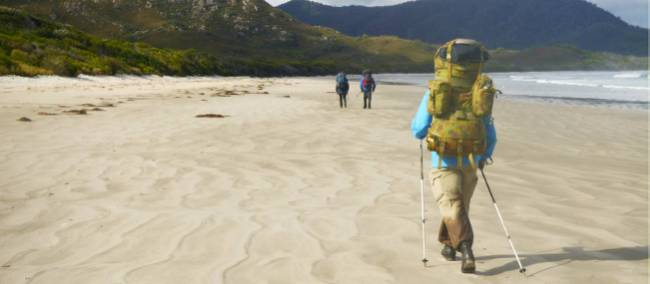 Walking towards Cox Bight on the South Coast Track | Stef Gebbie