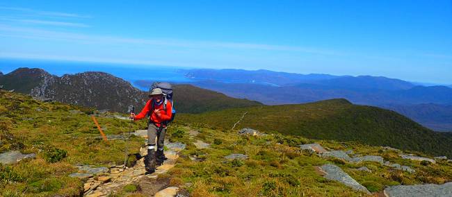 Atop of the Ironbounds on a perfect Tasmanian day | Will Barker